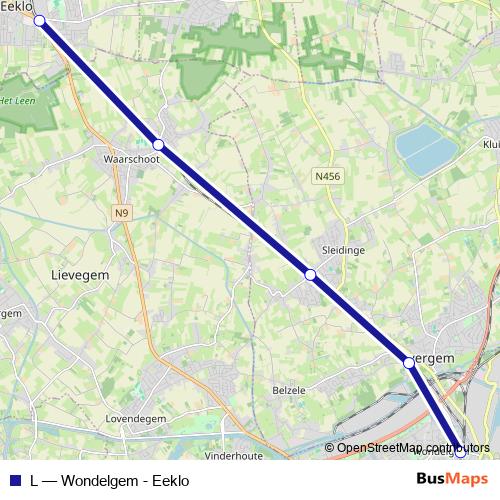 L rail Line Map