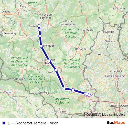 L rail Line Map