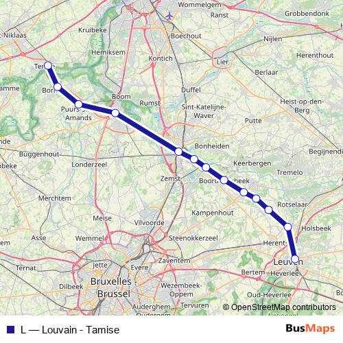 L rail Line Map