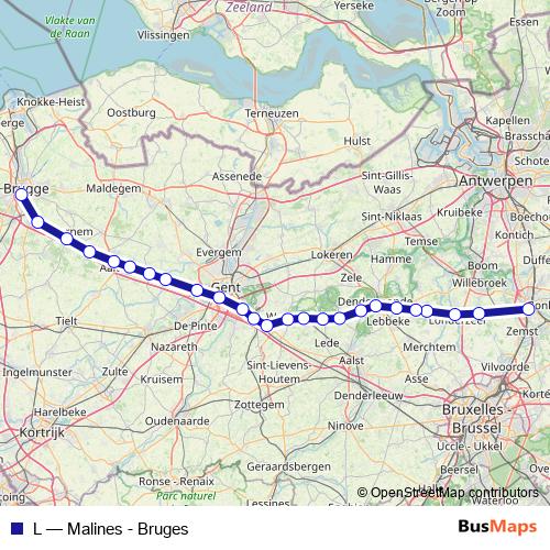 L rail Line Map