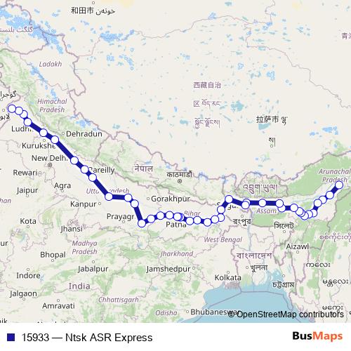 15933 rail Line Map