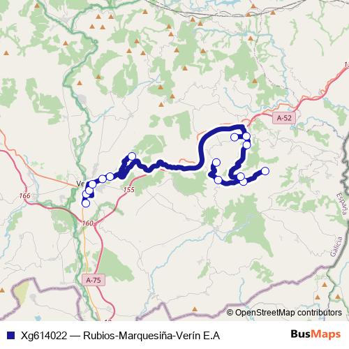 Xg614022 bus Line Map