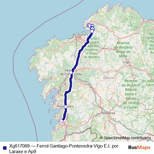 Xg817089 bus Line Map