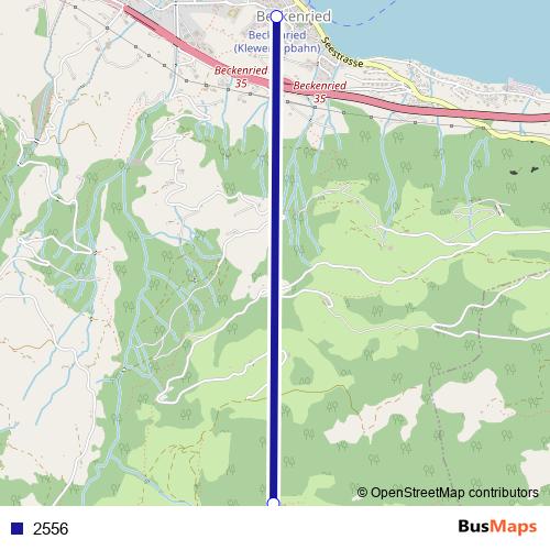2556 cable-car Line Map