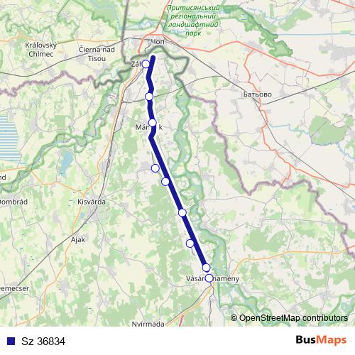 Sz 36834 rail Line Map