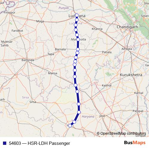 54603 rail Line Map