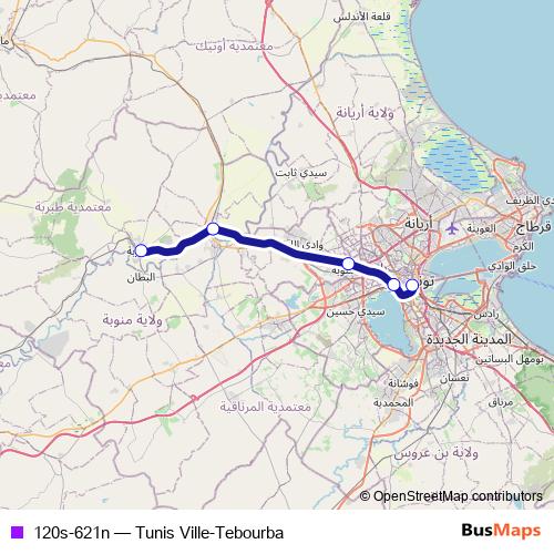 120s-621n rail Line Map