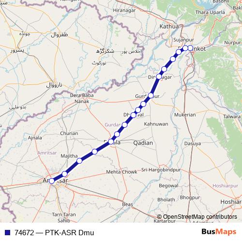 74672 rail Line Map