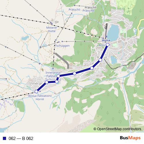 062 bus Line Map