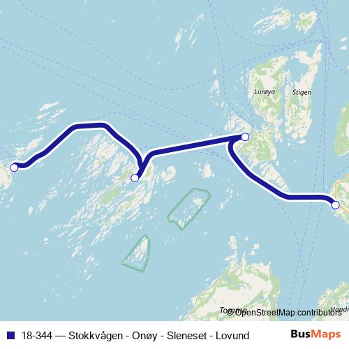 18-344 ferry Line Map