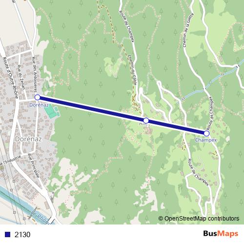 2130 cable-car Line Map
