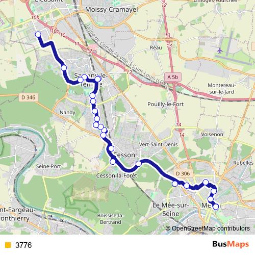3776 bus Line Map