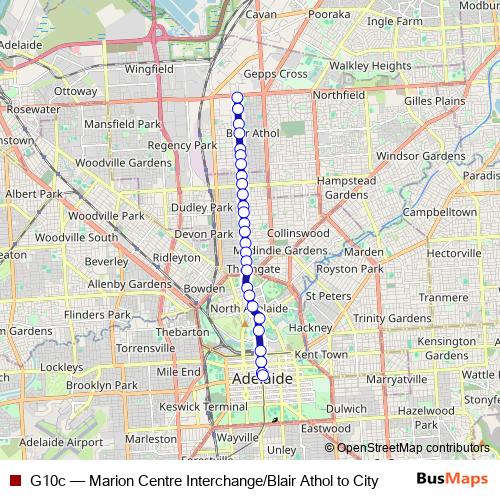 G10c bus Line Map