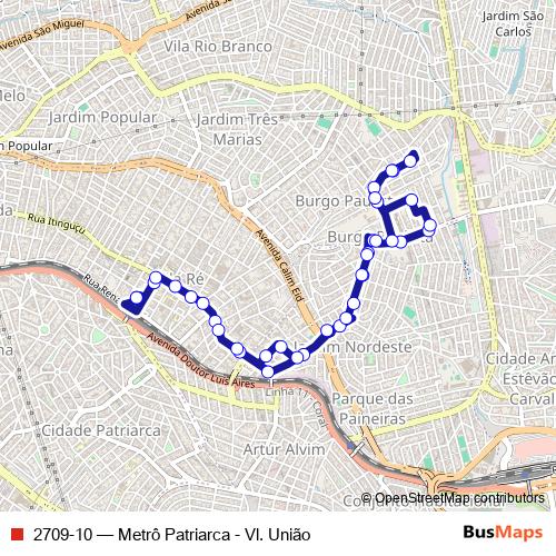 2709-10 bus Line Map