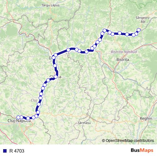 R 4703 rail Line Map