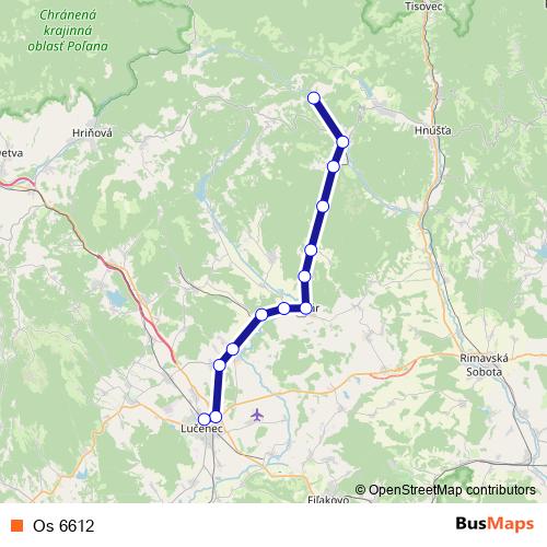 Os 6612 rail Line Map