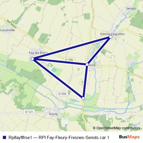 Rpifayflfrse1 bus Line Map