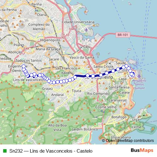 Sn232 bus Line Map