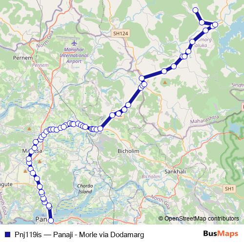 Pnj119is bus Line Map