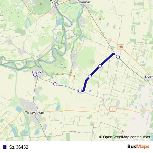 Sz 36432 rail Line Map