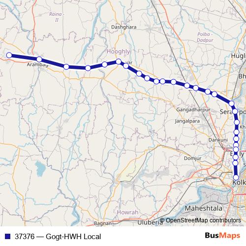 37376 rail Line Map