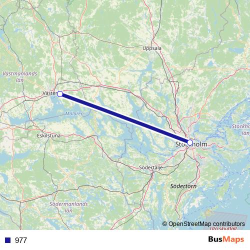 977 bus Line Map