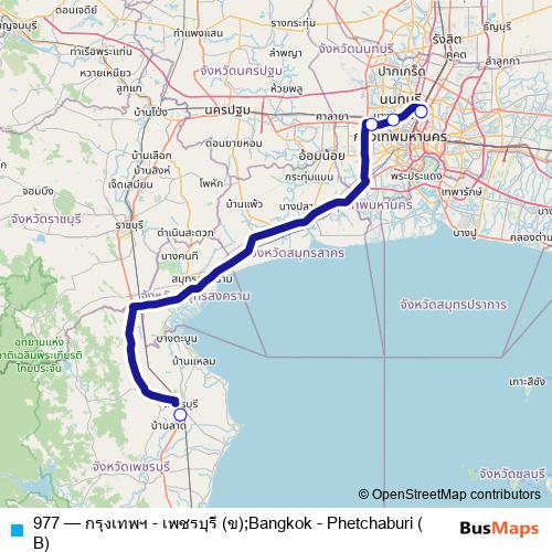 977 bus Line Map
