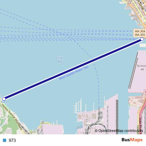 973 ferry Line Map