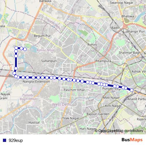 929eup bus Line Map