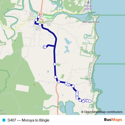 S407 bus Line Map