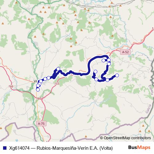 Xg614074 bus Line Map