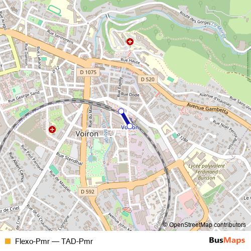 Flexo-Pmr bus Line Map