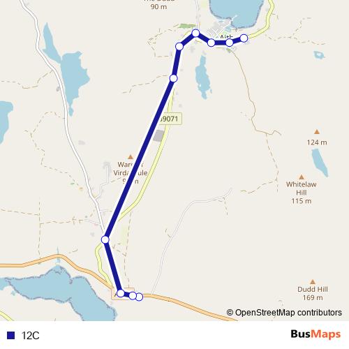 12C bus Line Map