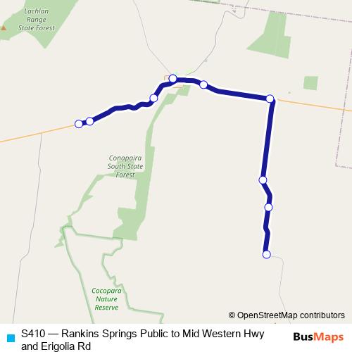 S410 bus Line Map
