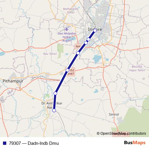 79307 rail Line Map