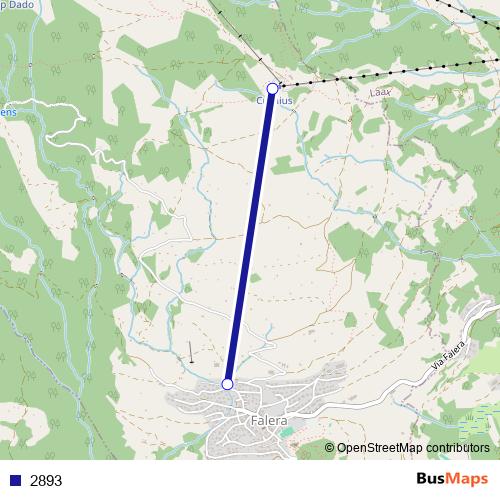 2893 cable-car Line Map