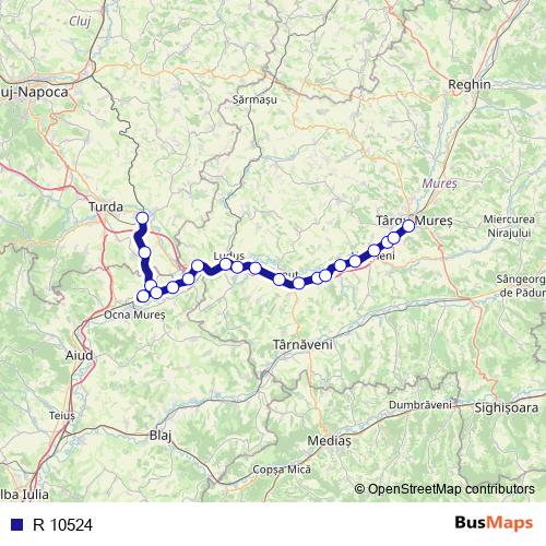 R 10524 rail Line Map