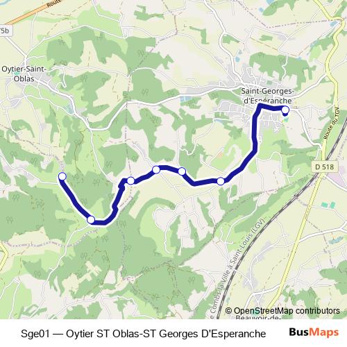 Sge01 bus Line Map