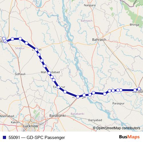 55091 rail Line Map