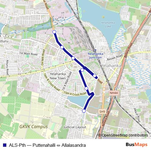 ALS-Pth bus Line Map