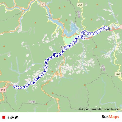 石原線 bus Line Map