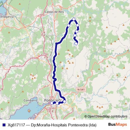 Xg817117 bus Line Map