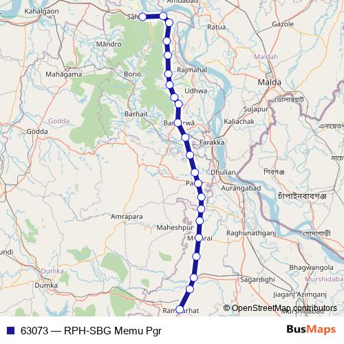 63073 rail Line Map