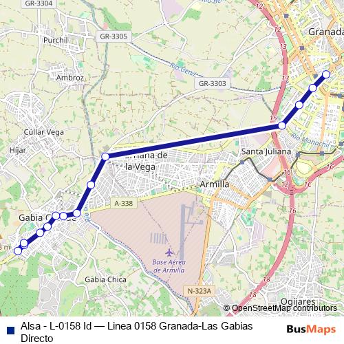 Alsa - L-0158 Id bus Line Map