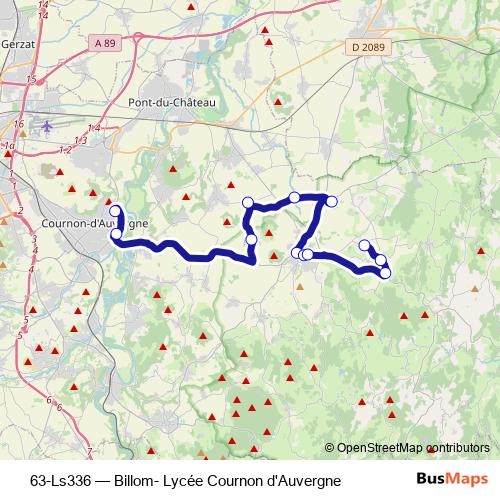 63-Ls336 bus Line Map