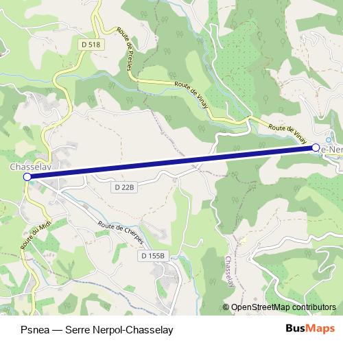 Psnea bus Line Map