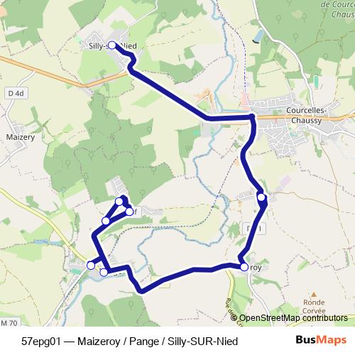 57epg01 bus Line Map
