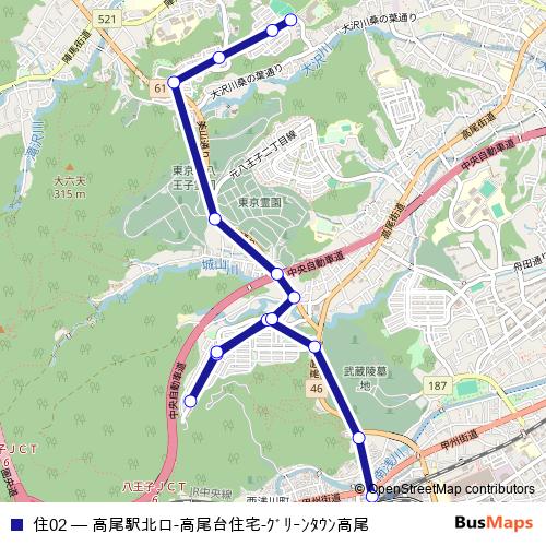 住02 bus Line Map