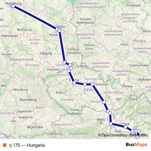 rj 175 rail Line Map