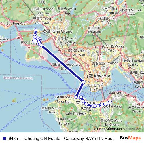 948a bus Line Map
